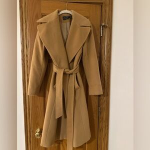 Ralph Lauren Wool Tie Waist Coat